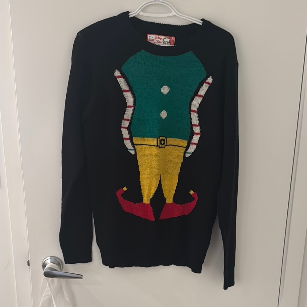Black Elf Design Sweater